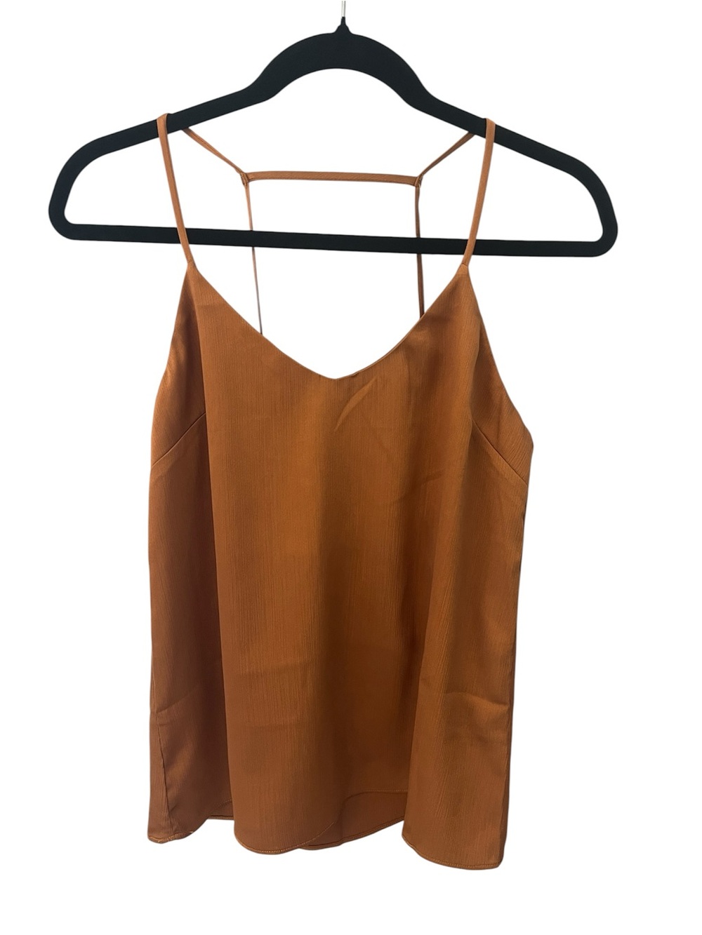 Excellent condition! Lush Rust Brown Spaghetti Strap Cami Top